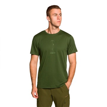 Camiseta Trangoworld Adigo Verde Osscuro