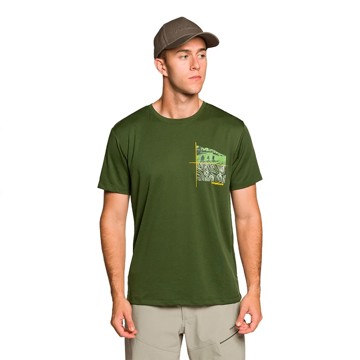 Camiseta Trangoworld DZUKO Verde Oscuro