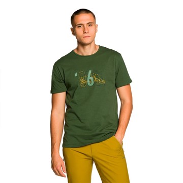 Camiseta Trangoworld BAYRA Verde Oscuro