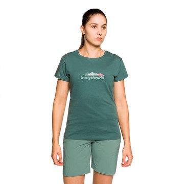 T-shirt Trangoworld ALBACOA Azul Verdoso