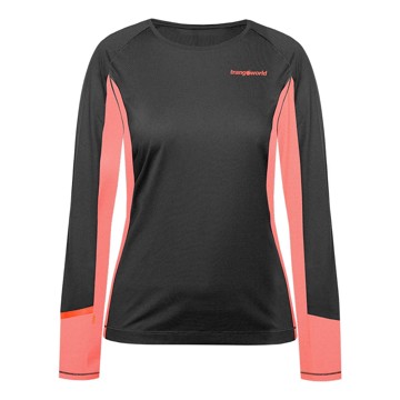 T-shirt Trangoworld SARDALA Antracita/Coral