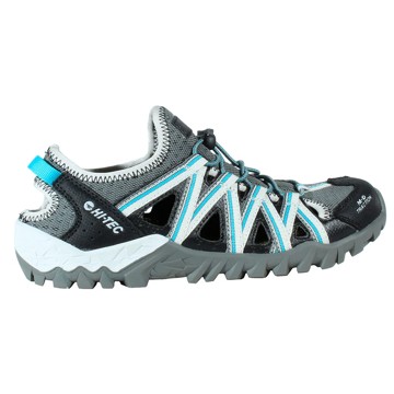 Sandále HI-TEC PAMPA WOMEN Grey/Black/Aquarius