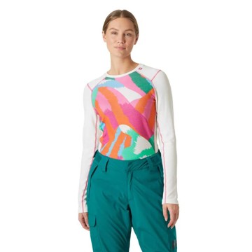 Camiseta Helly Hansen LIFA MERINO MIDW GRA CREW White