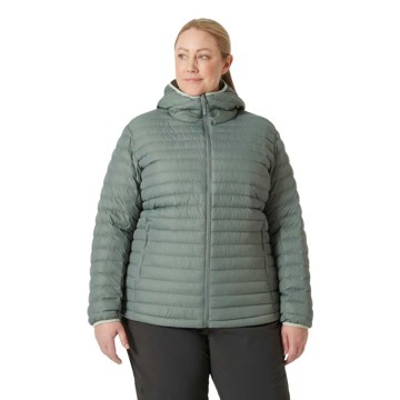 Kurtka Helly Hansen SIRDAL HOODED INS PLUS JKT Grey Cactus