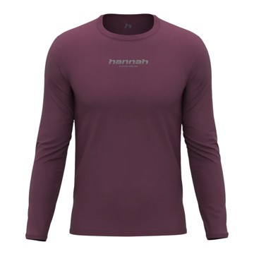 T-shirt HANNAH BINE L/S red mahogany