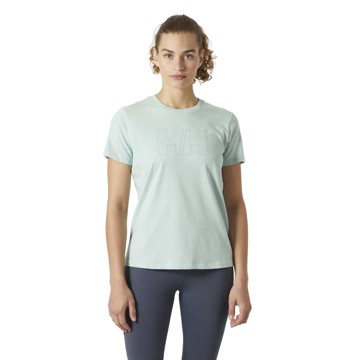 Marškinėliai Helly Hansen TECH LOGO T-SHIRT Lagoon