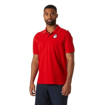 Marškinėliai su apykakle Helly Hansen Marstrand
