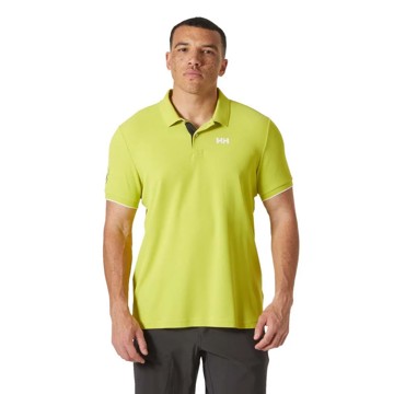 Marškinėliai su apykakle Helly Hansen Ocean 2.0 Cyber Lime