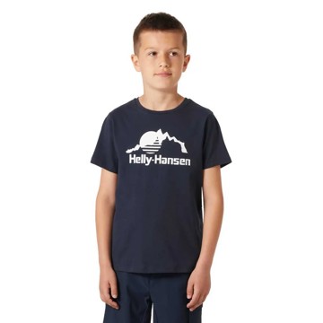 Marškinėliai Helly Hansen GRAPHIC T-SHIRT Navy