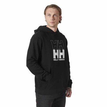 Bluza Helly Hansen CORE GRAPHIC SWEAT HOODIE Black