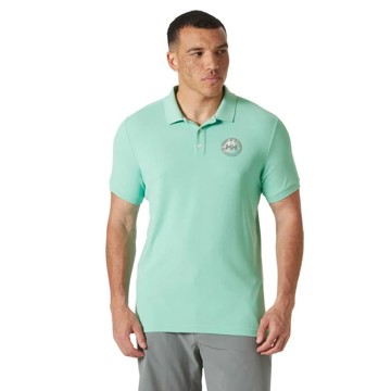 Marškinėliai su apykakle Helly Hansen RACE POLO 2.0 Lagoon