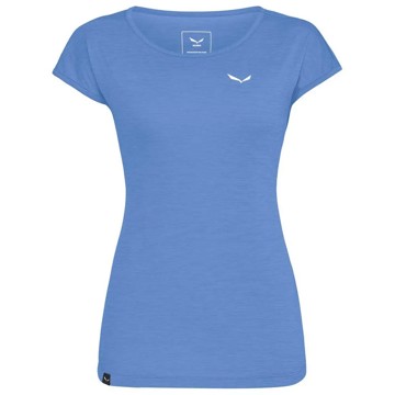 Marškinėliai Salewa PUEZ MELANGE DRY W S/S TEE Morning Blue