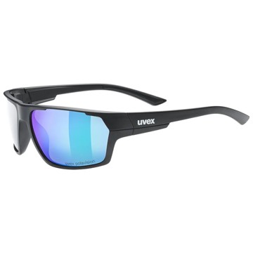 Briller Uvex 233 P black matt/green C3