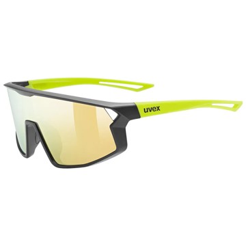 Briller Uvex skyryse jr black yellow matt