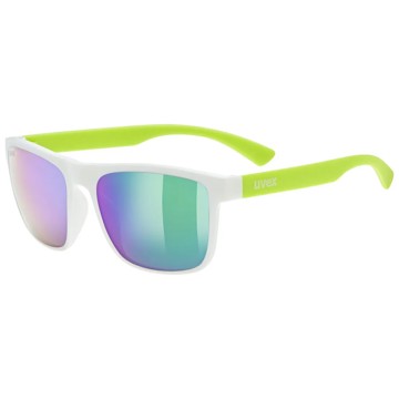 Briller Uvex rookie white lime/green C5