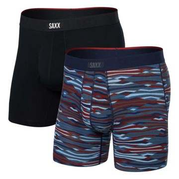 Boxer SAXX VIBE XTRA BOXER BRIEF FLY 2PK Rough Terr