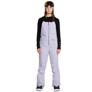 Mono Volcom Swift Bib Overall Lavender Aura