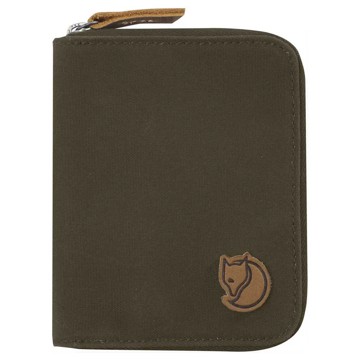 Portemonnee FJÄLLRÄVEN ZIP WALLET Dark Olive
