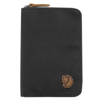 Portemonnee FJÄLLRÄVEN PASSPORT WALLET Dark Grey