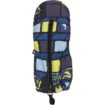 Luvas Sem Dedos Quiksilver Indie Kids 3D Checker Yellow Plum