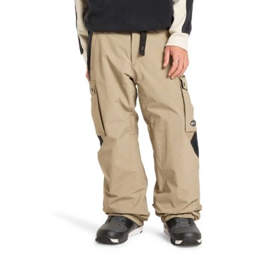 QUIKSILVER Pants SNOW DOWN CARGO Fallen Rock Ripstop