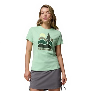 T-Shirt Columbia Fitted Ss New Mint