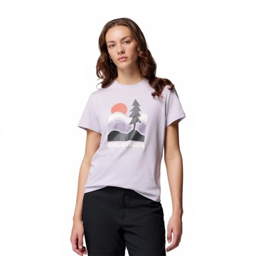 Koszulka Columbia Ruby Springs Graphic Fitted Ss Lavender