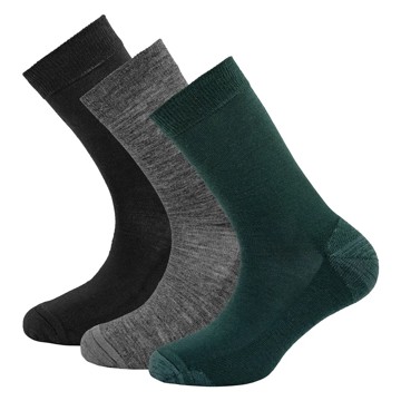 Zoknik DEVOLD DAILY MERINO MEDIUM SOCK 3PK Woods Mix