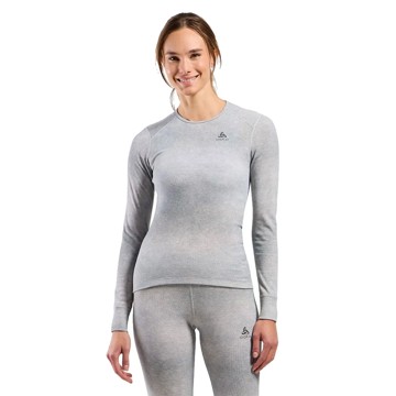Koszulka Odlo Bl Top Crew Ls Act Warm X Pow Silve