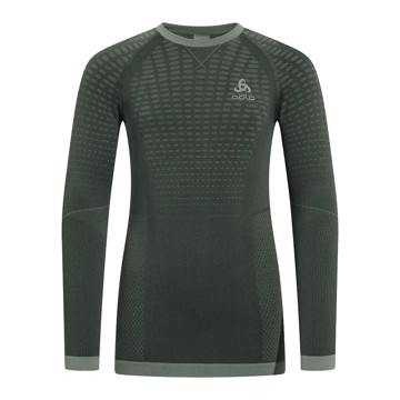 Majica S Kratkimi Rokavi Odlo Bl Top Crew Ls Perf Warm Kids Urban Chic