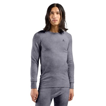 T-Shirt Odlo Bl Top Crew Ls Act Warm X Pow Skipper Bl