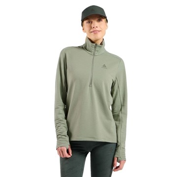 ODLO Polar Fleece MID LAYER 1/2 ZIP ESSENTIAL THERMAL Shad
