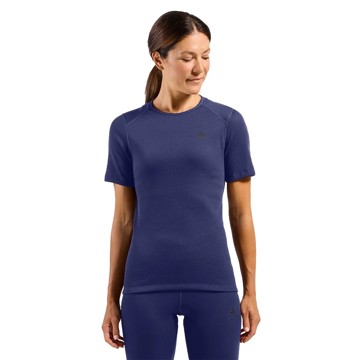T-Shirt Odlo Bl Top Crew Ss Act Warm Skipper Blue