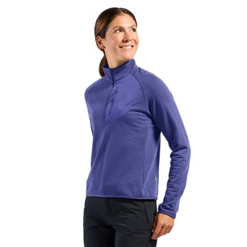 ODLO Sweatshirt MID LAYER 1/2 ZIP ASCENT Skipper Blue