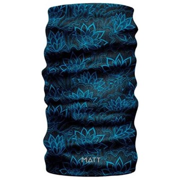 Kaklo mova MATT COOLMAX ECO Floral Blau
