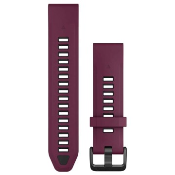 Hihna Garmin silia QuickFit® 20mm Merlot graf