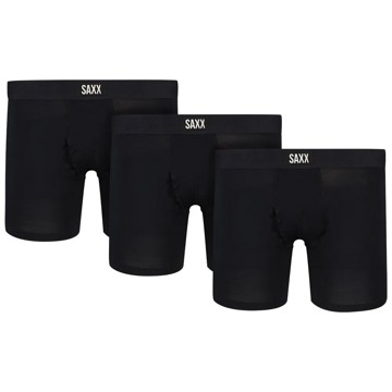 Boxer SAXX VIBE XTRA BRIEF FLY 3PK Black