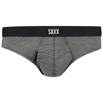 Boxer e slip SAXX XTRA BRIEF FLY Dark Grey Heather