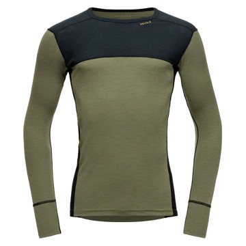 Póló DEVOLD 190 SHIRT MAN Ink/Lichen