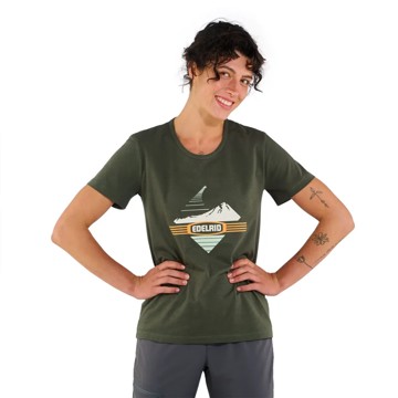 T-shirt Edelrid HIGHBALL T-SHIRT V Oil