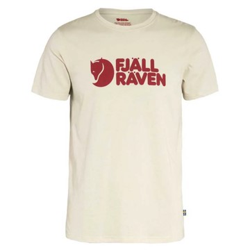 Marškinėliai FJÄLLRÄVEN LOGO T-SHIRT M Chalk White