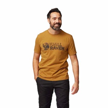 Marškinėliai FJÄLLRÄVEN LUSH LOGO T-SHIRT M Acorn
