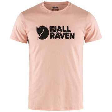 Marškinėliai FJÄLLRÄVEN LOGO T-SHIRT M Chalk Rose