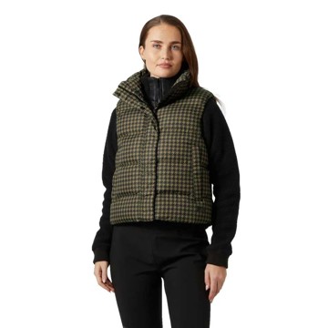 Väst Helly Hansen W Jade Sepia Houndstooth