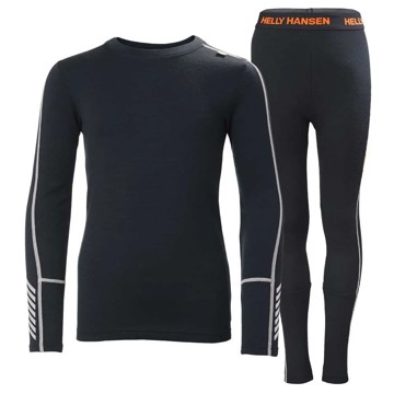 Pakket Helly Hansen Jr Lifa Merino Midweight Set Navy