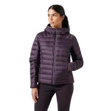 Chaqueta Helly Hansen W VERGLAS HOODED DOWN 2.0 Smoked Purple