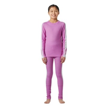 Opakowanie Helly Hansen Jr Lifa Merino Midweight Set Meta Pink