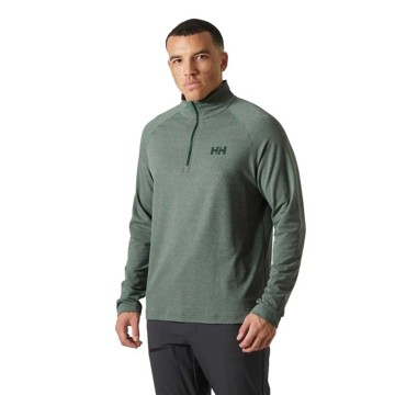 Forro polar Helly Hansen TYRI KNIT 1/2 ZIP Green