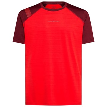 T-Paita La Sportiva Sunfire T-Shirt M Mountain Red/Redwood