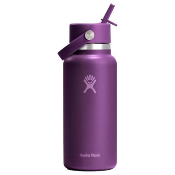 Flasche Hydro Flask 32 Oz Wide Flex Straw Cap Jelly Purple